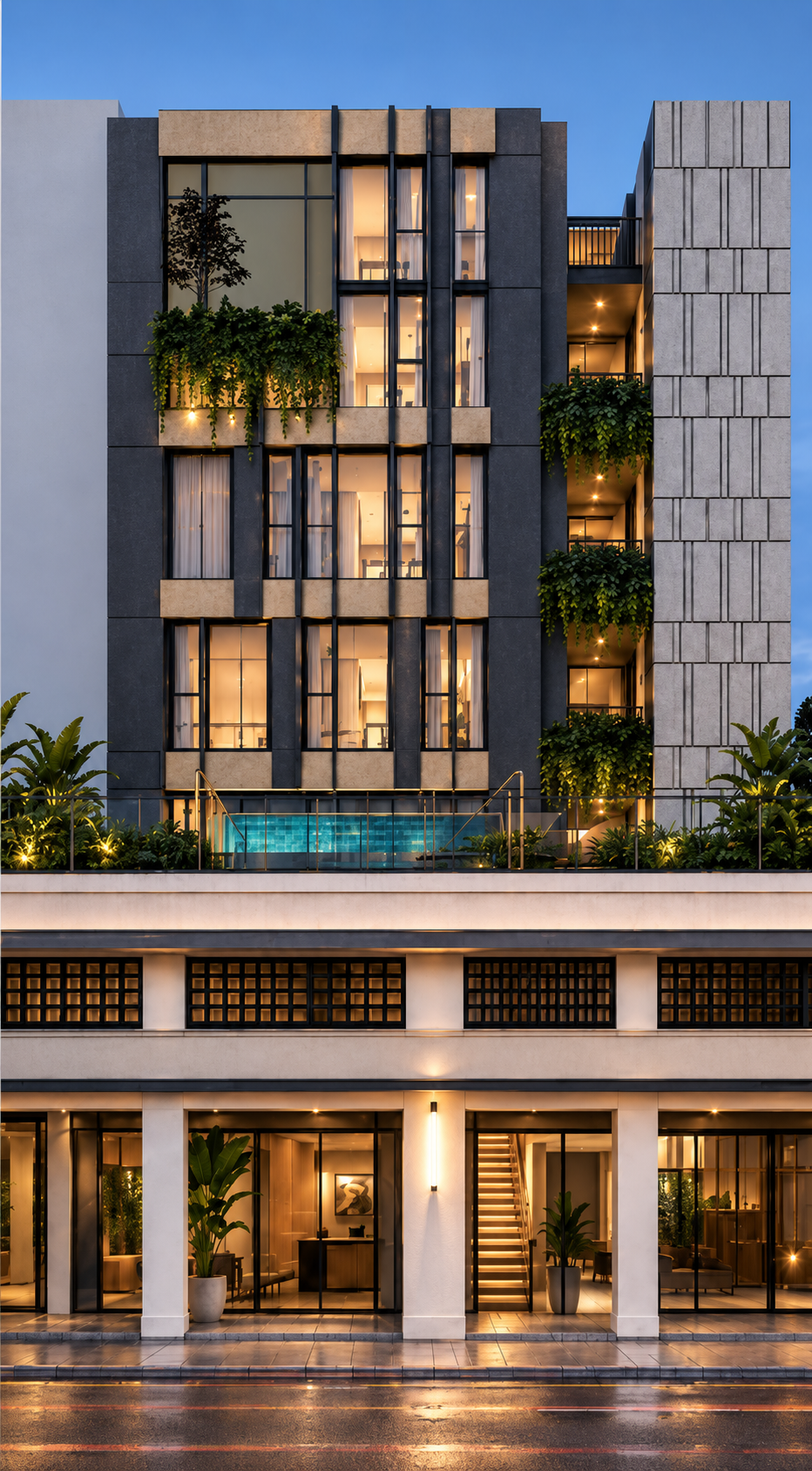 Architectural visualisation of JJH Group's upcoming Lavender development